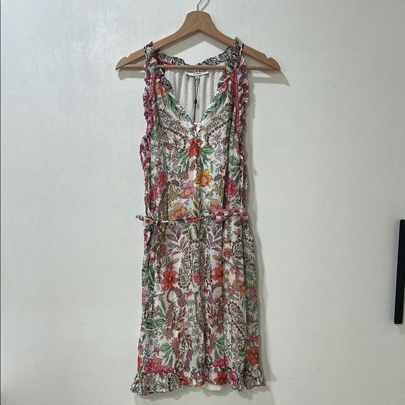 Hale Bob Dresses & Skirts - HALEBOB WOMEN RUFFLED TIERED SLEEVELESS DRESS FLORAL Sz MD NEW